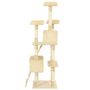 Voir la diapositive 4 : VIDAXL Arbre a chat avec griffoirs en sisal 170 cm Beige