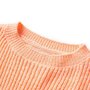 VIDAXL Pull-over tricote pour enfants orange vif 92