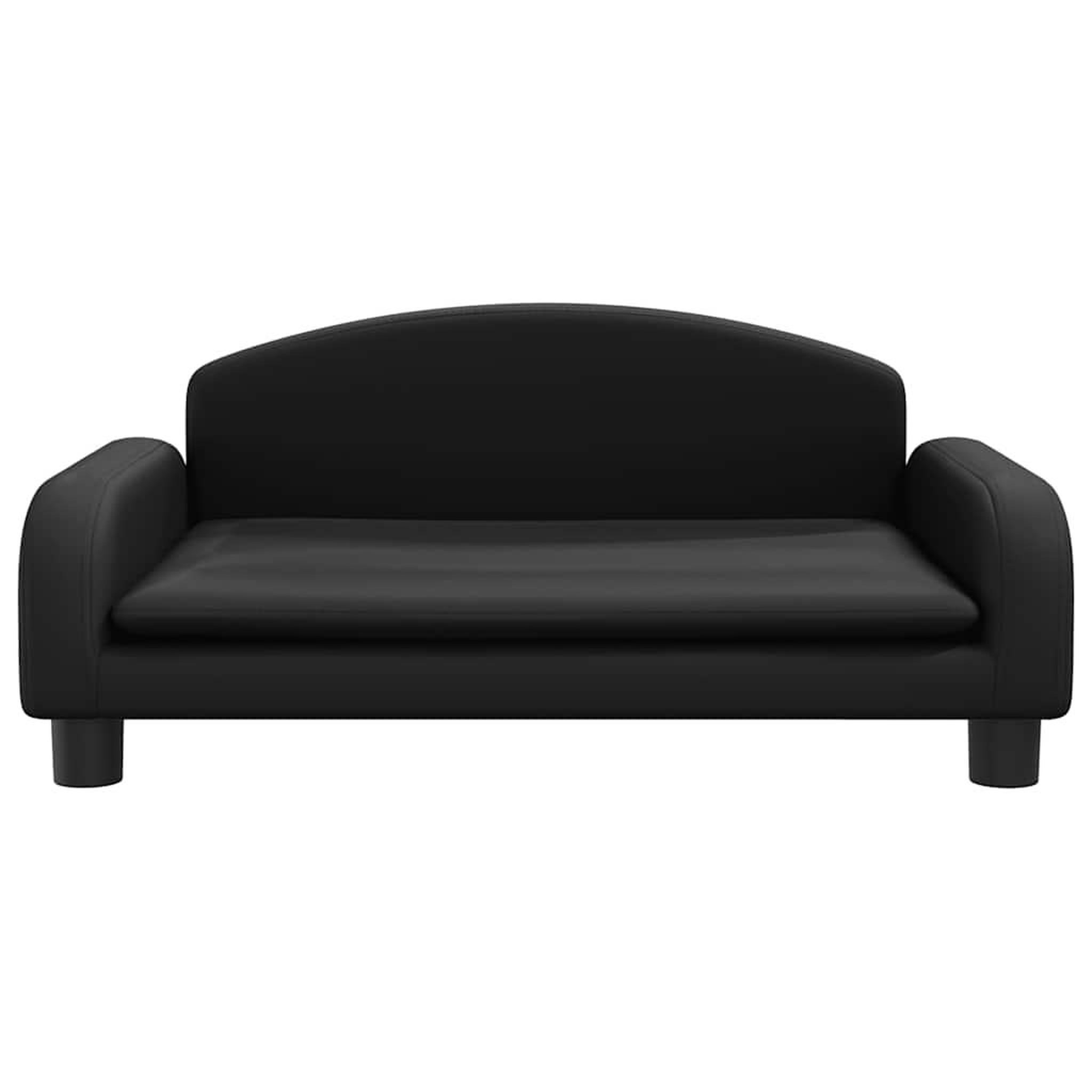Voir la diapositive 3 : VIDAXL Lit pour chien noir 70x45x30 cm similicuir