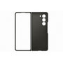 Voir la diapositive 3 : Samsung Coque Z Fold 5 Simili Cuir Graphite
