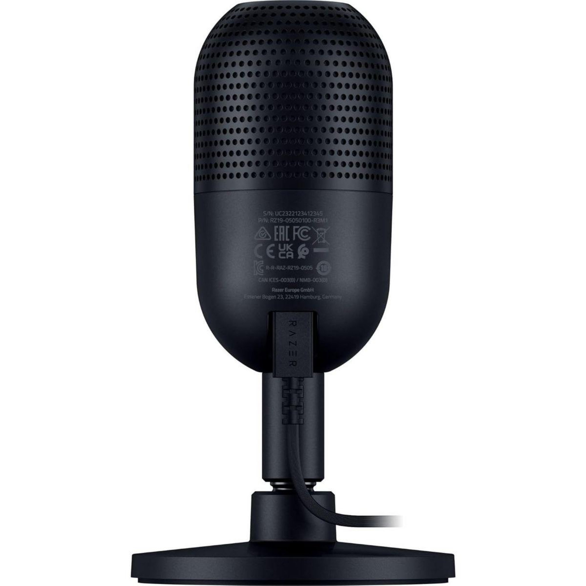 Voir la diapositive 3 : Razer Micro Seiren V3 Mini Noir