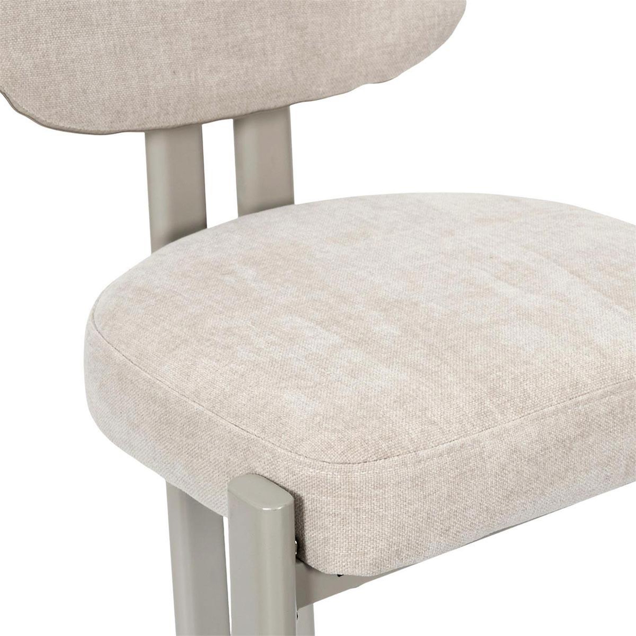 Voir la diapositive 5 : The Home Deco Factory Lot de 2 chaises design  emilia  80cm beige