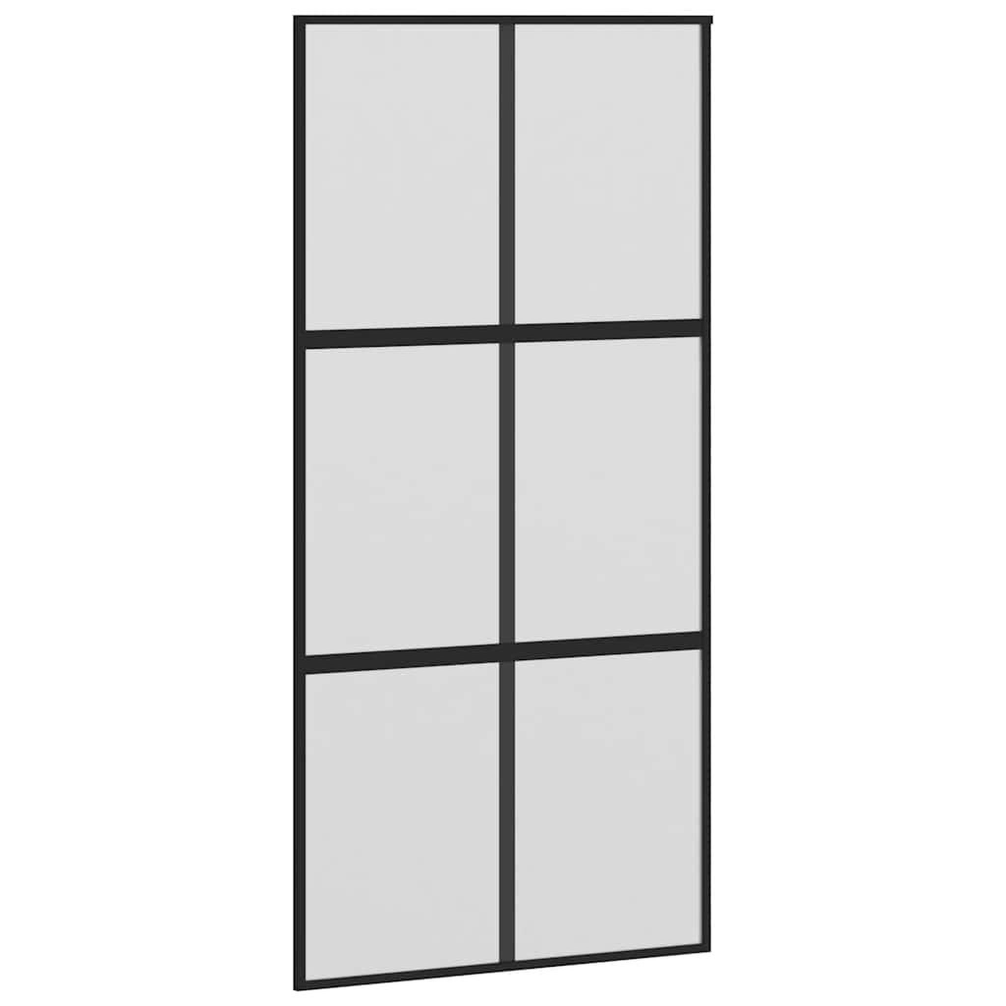 Voir la diapositive 4 : VIDAXL Porte coulissante kit de quincaillerie trempe verre aluminium