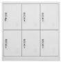 Voir la diapositive 2 : VIDAXL Armoire a casiers Gris clair 90x45x92,5 cm Acier