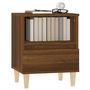 Voir la diapositive 4 : VIDAXL Table de chevet Chene marron 40x35x50 cm