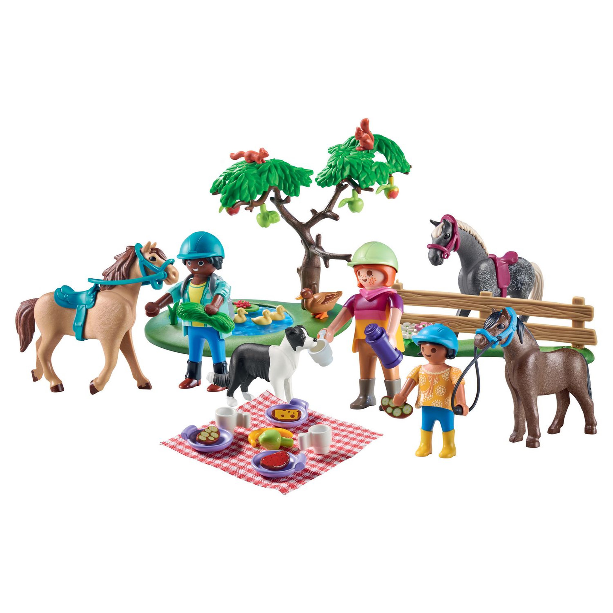 Voir la diapositive 3 : PLAYMOBIL 71239 - Cavaliers Chevaux 