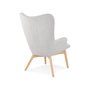 Voir la diapositive 4 : Paris Prix Fauteuil Design Scandinave  Ticao  93cm Gris