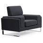 Voir la diapositive 1 : Paris Prix Fauteuil en Tissu  Ezekiel  104cm Noir