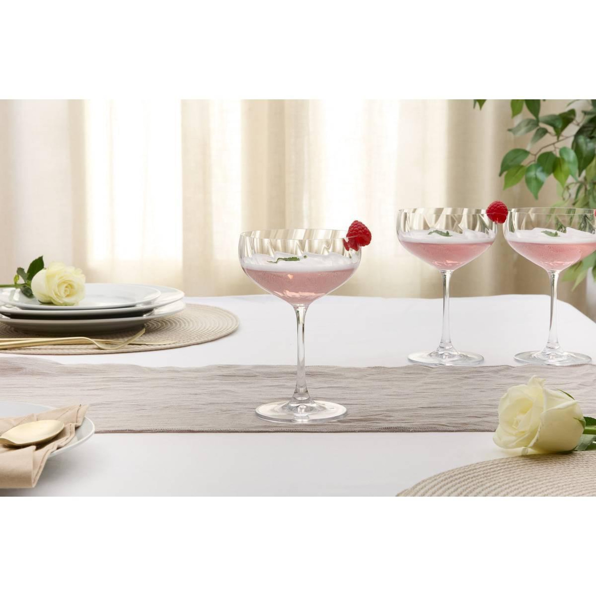Voir la diapositive 4 : SECRET DE GOURMET Lot de 6 verres à cocktail  neva  30cl transparent