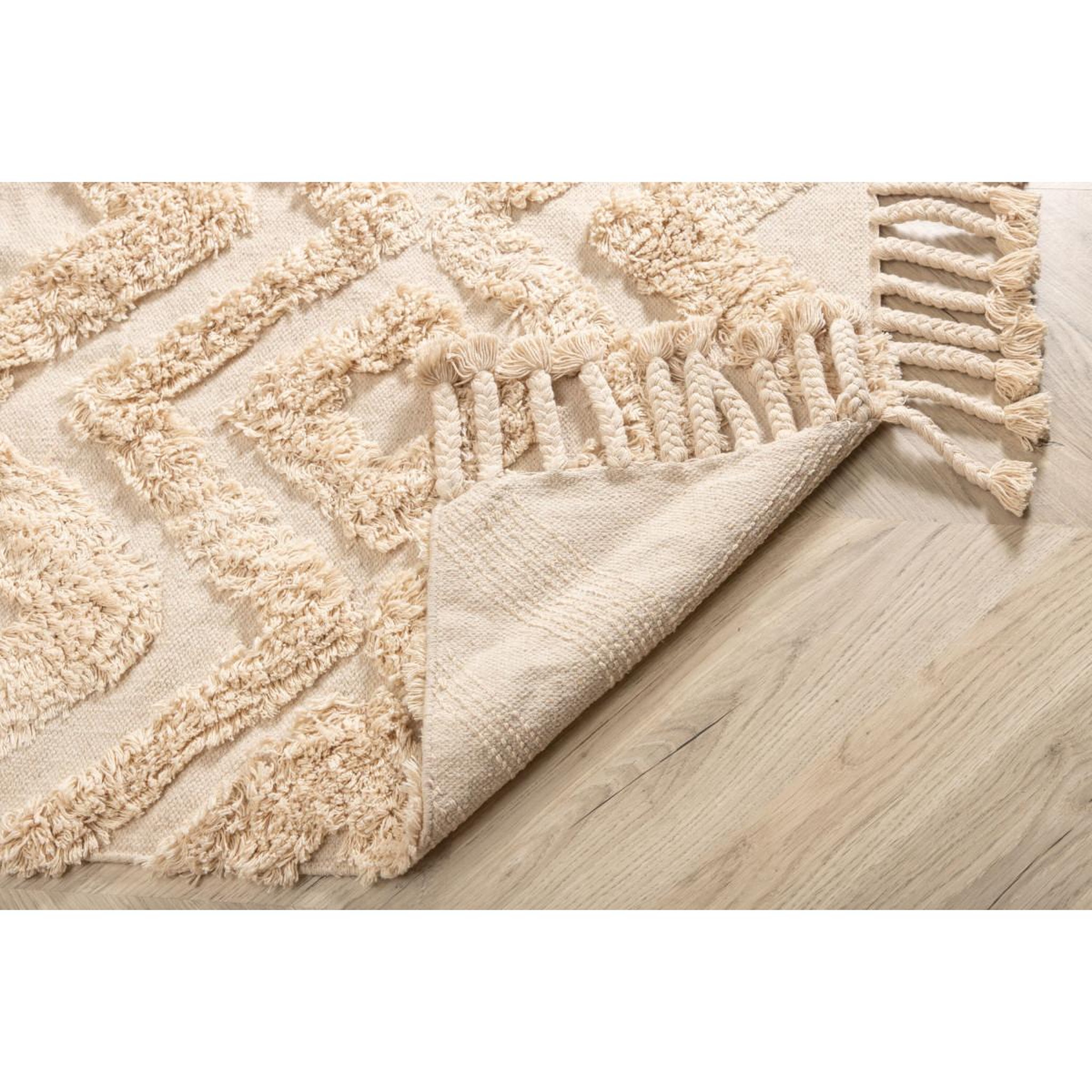 Voir la diapositive 5 : Paris Prix Tapis déco tufté  hilma  200x300cm beige