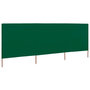 Voir la diapositive 2 : VIDAXL Paravent 3 panneaux Tissu 400 x 160 cm Vert