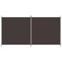 Voir la diapositive 3 : VIDAXL Cloison de separation 2 panneaux Marron 348x180 cm Tissu