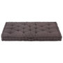 Voir la diapositive 3 : VIDAXL Coussin de plancher de palette Coton 120x80x10 cm Anthracite