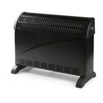 Domo Convecteur de chauffage turbo - 2000 W - DOMO - DO7350CH - 52,5 x 38,8 x 19,5 cm - Noir
