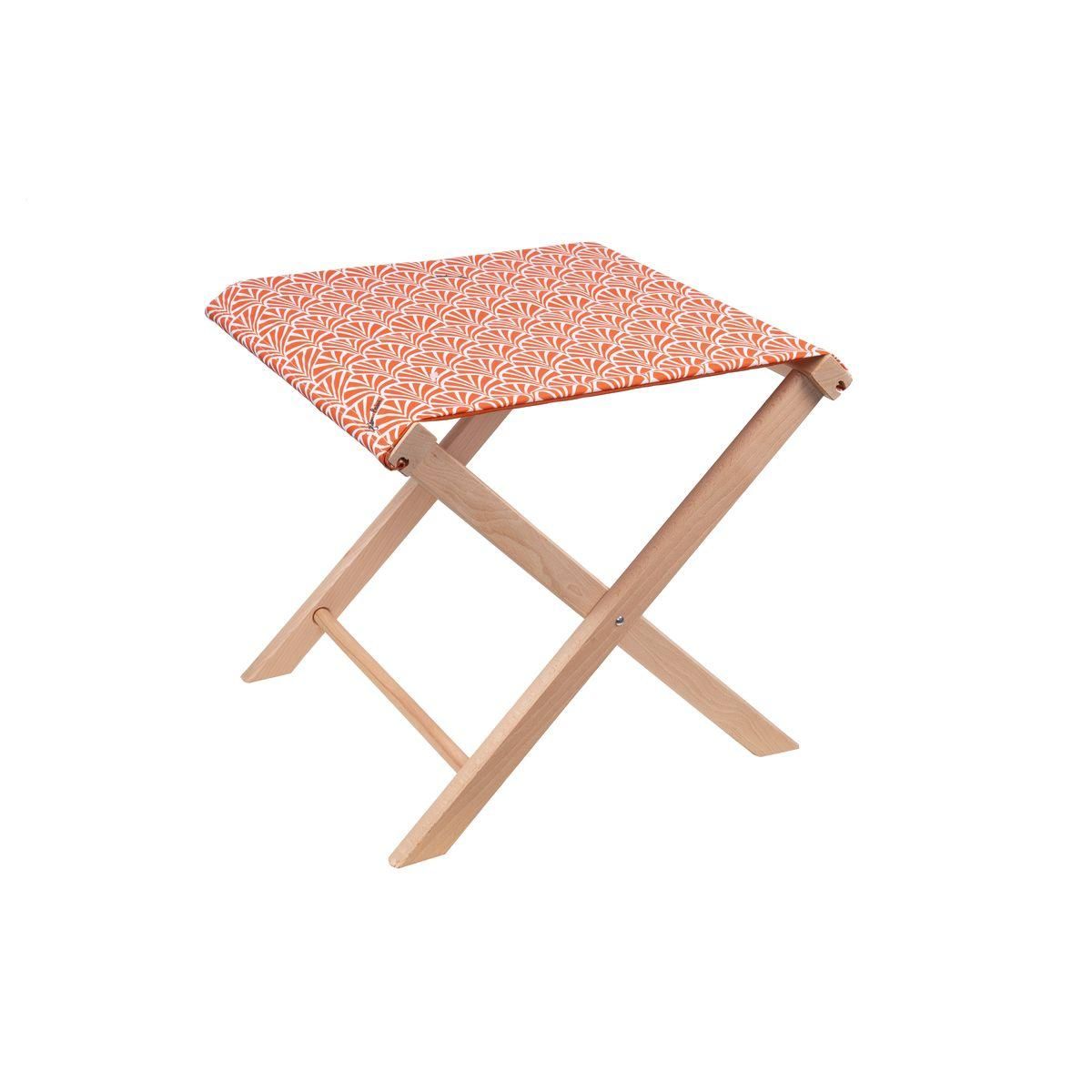 Jardin Privé Tabouret pliant 430x430x420cm paprika NORVEGE