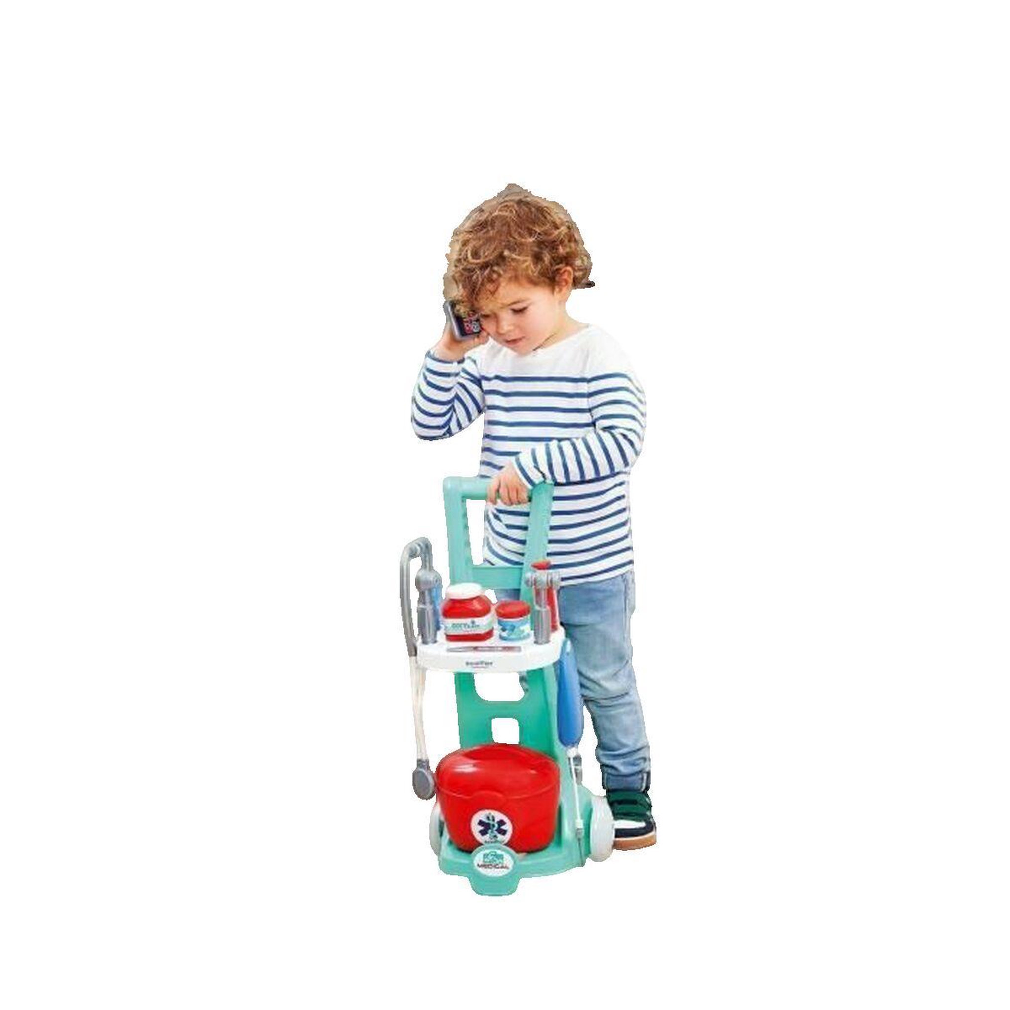 Voir la diapositive 3 : Ecoiffier Chariot médical Ecoiffier coloré