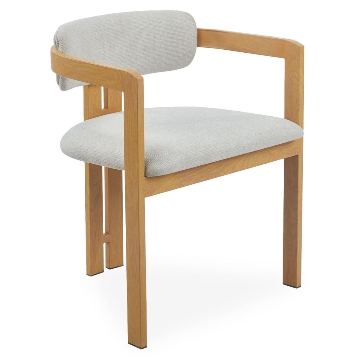 Paris Prix Lot de 2 Chaises Design  Galia  75cm Beige & Naturel