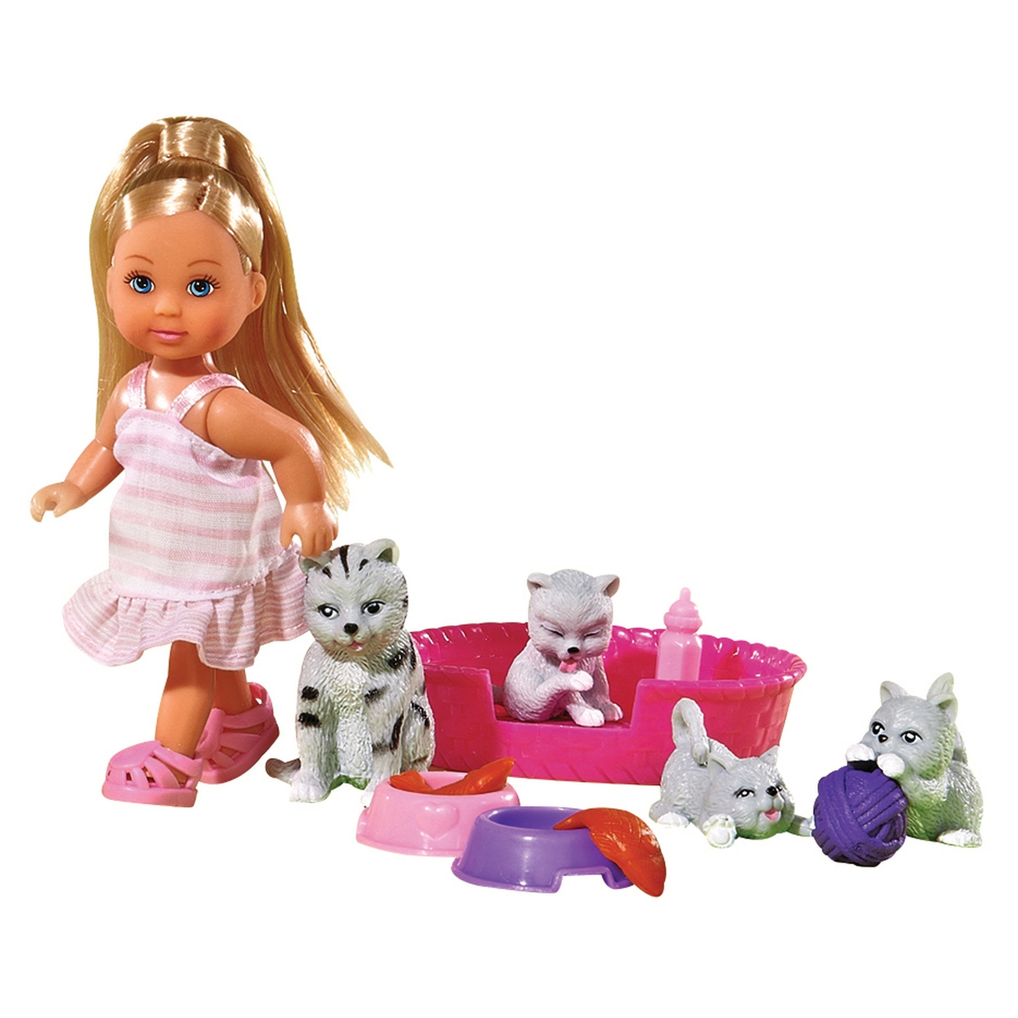 Voir la diapositive 3 : SMOBY Poupée l'amie des animaux Evi love