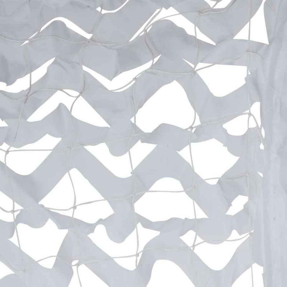  Toile d'ombrage ajourée blanche  3 x 3m