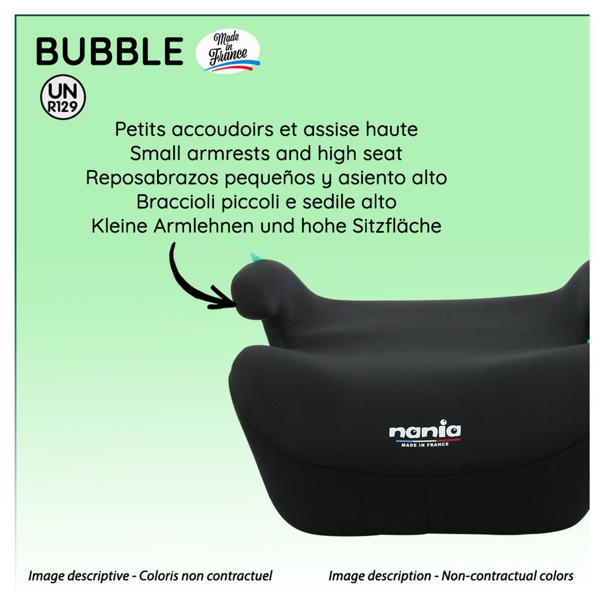 NANIA Rehausseur bas BUBBLE R129 i-Size