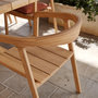 Voir la diapositive 3 : Rendez vous déco Chaise de jardin en bois de teck massif-Kora
