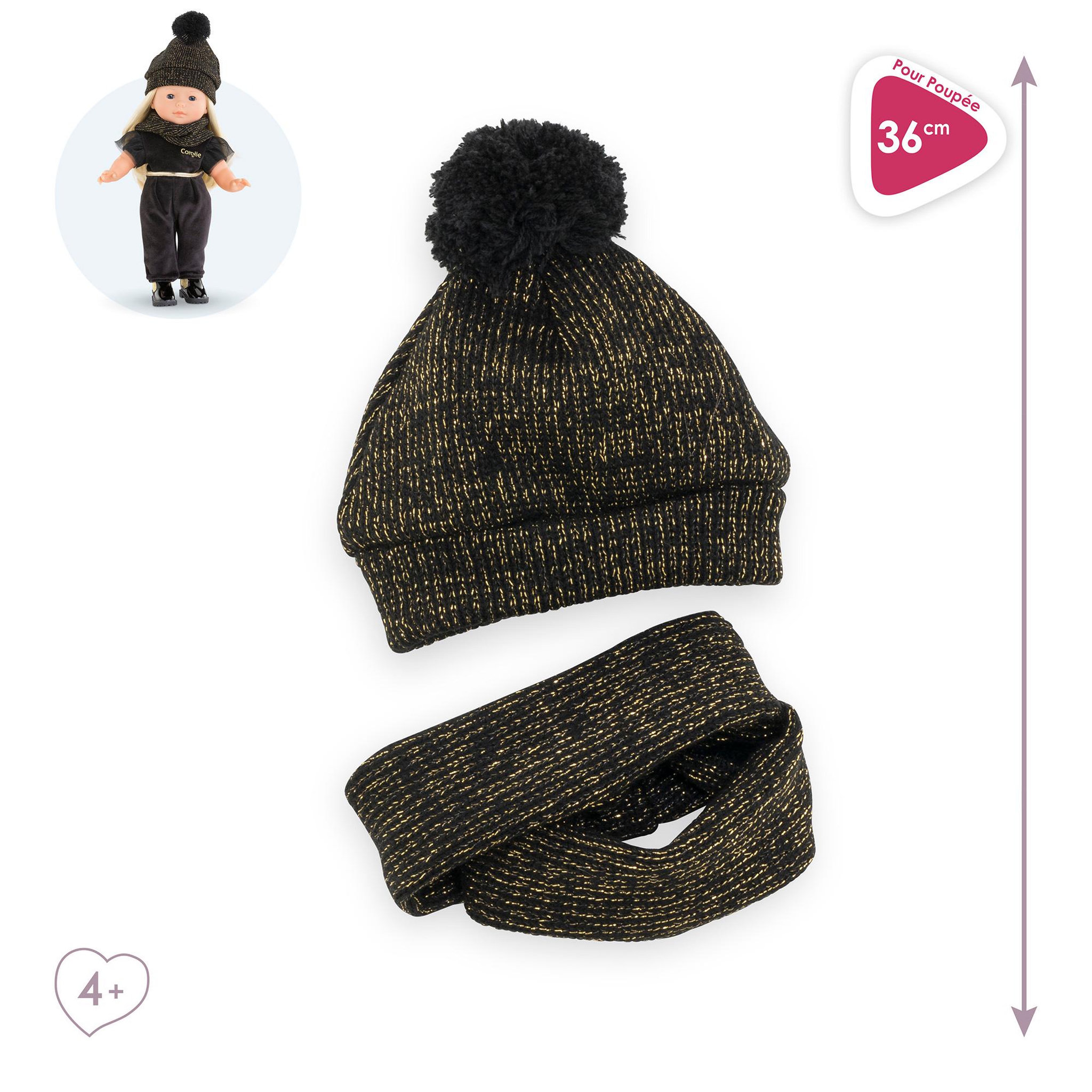 Voir la diapositive 2 : Corolle Bonnet et Snood Couture pour poupée ma Corolle