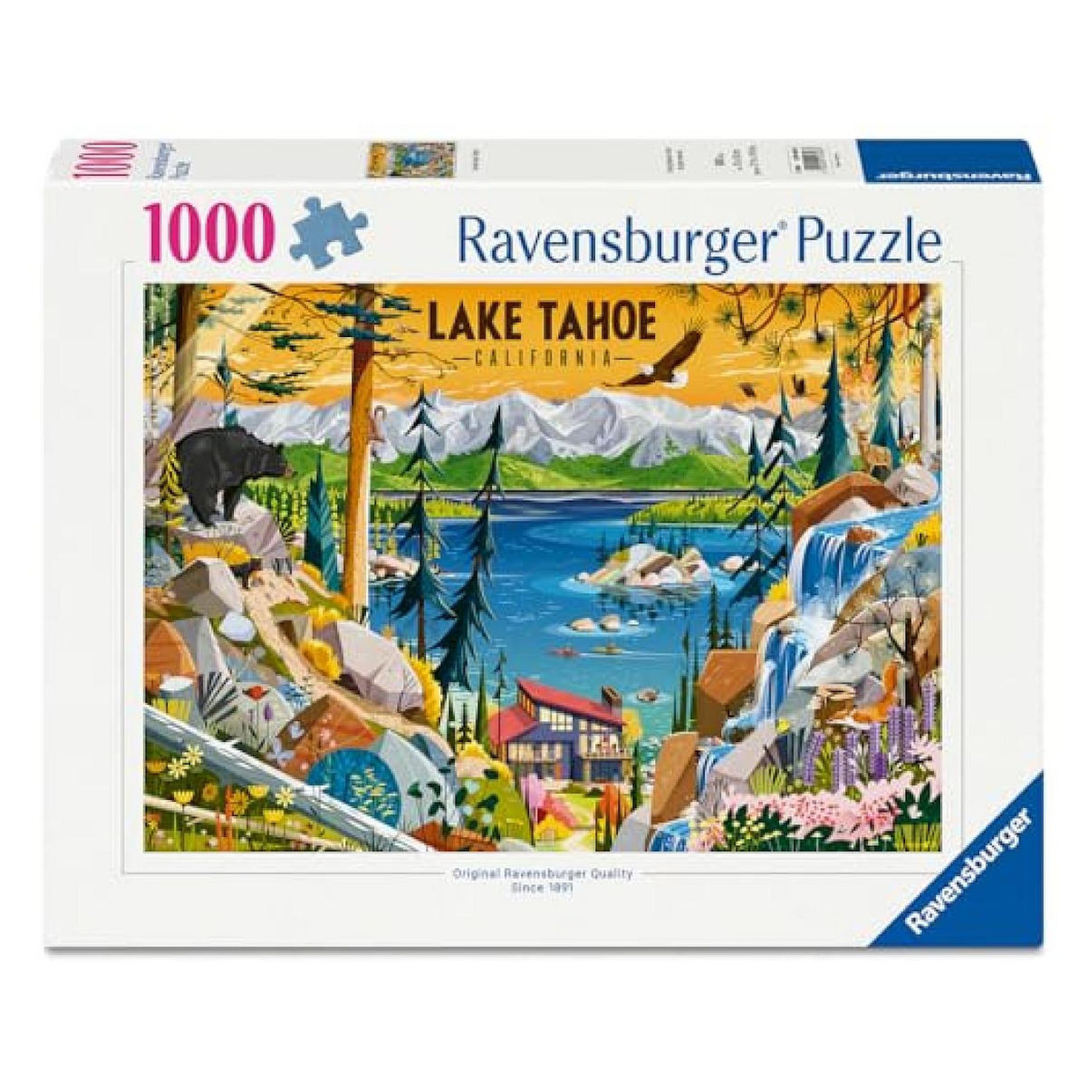 RAVENSBURGER Puzzle 1000 pièces - Lac Tahoe, Californie