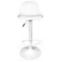Voir la diapositive 4 : The Home Deco Factory Lot de 2 tabourets de bar blanc