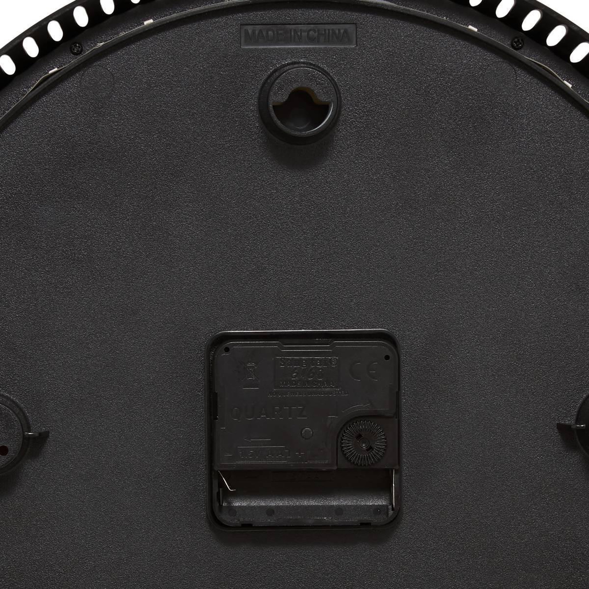Voir la diapositive 3 : ATMOSPHERA Horloge murale led  mehdi  29cm noir