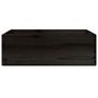 Voir la diapositive 4 : VIDAXL Boîte en bois avec poignees noir 40x30x13 cm bois de pin massif