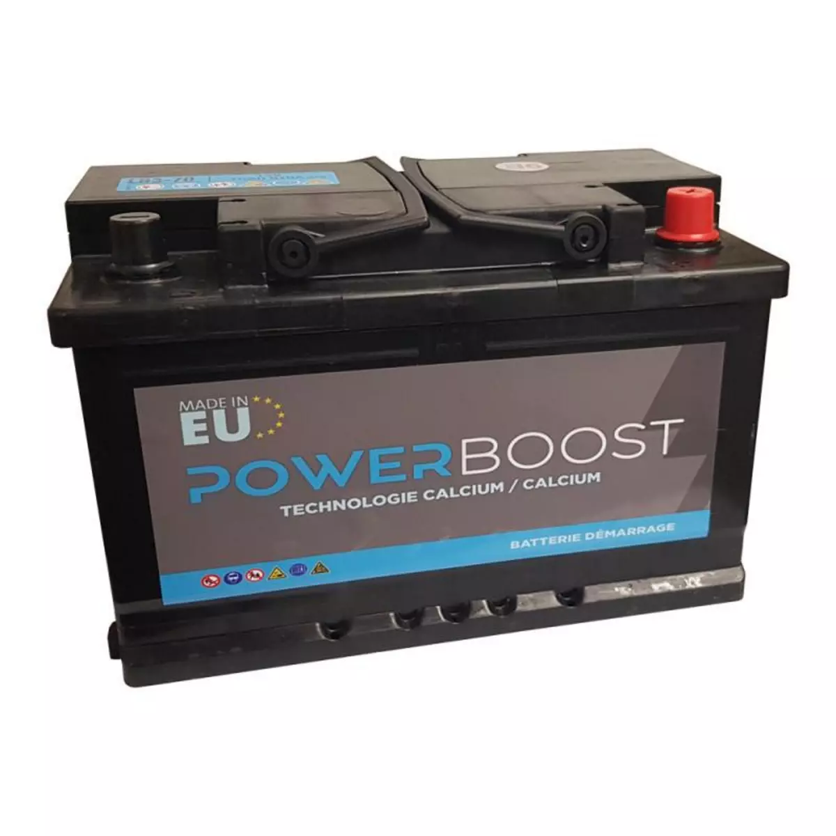 POWER BATTERY Batterie Voiture Powerboost LB3D 12v 70ah 670A