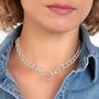 Voir la diapositive 2 : SC CRYSTAL Collier SC Crystal orné de Cristaux scintillants