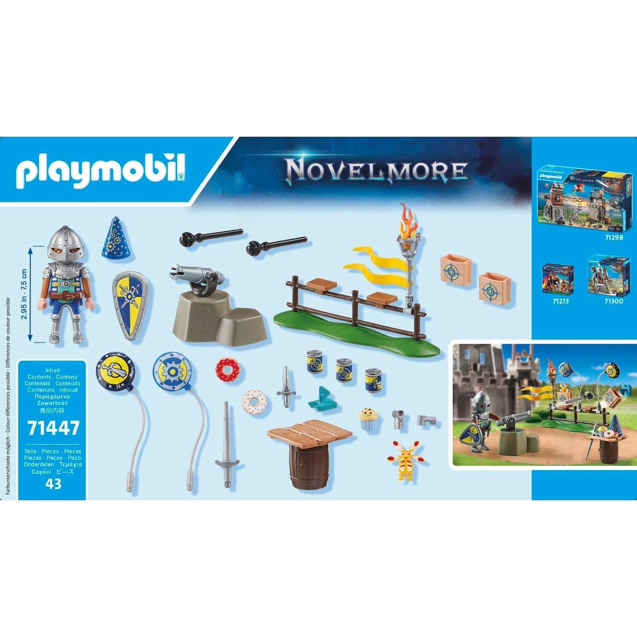 Voir la diapositive 5 : PLAYMOBIL Novelmore - Chevalier et décorations de fête