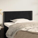VIDAXL Tete de lit Noir 90x5x78/88 cm Velours