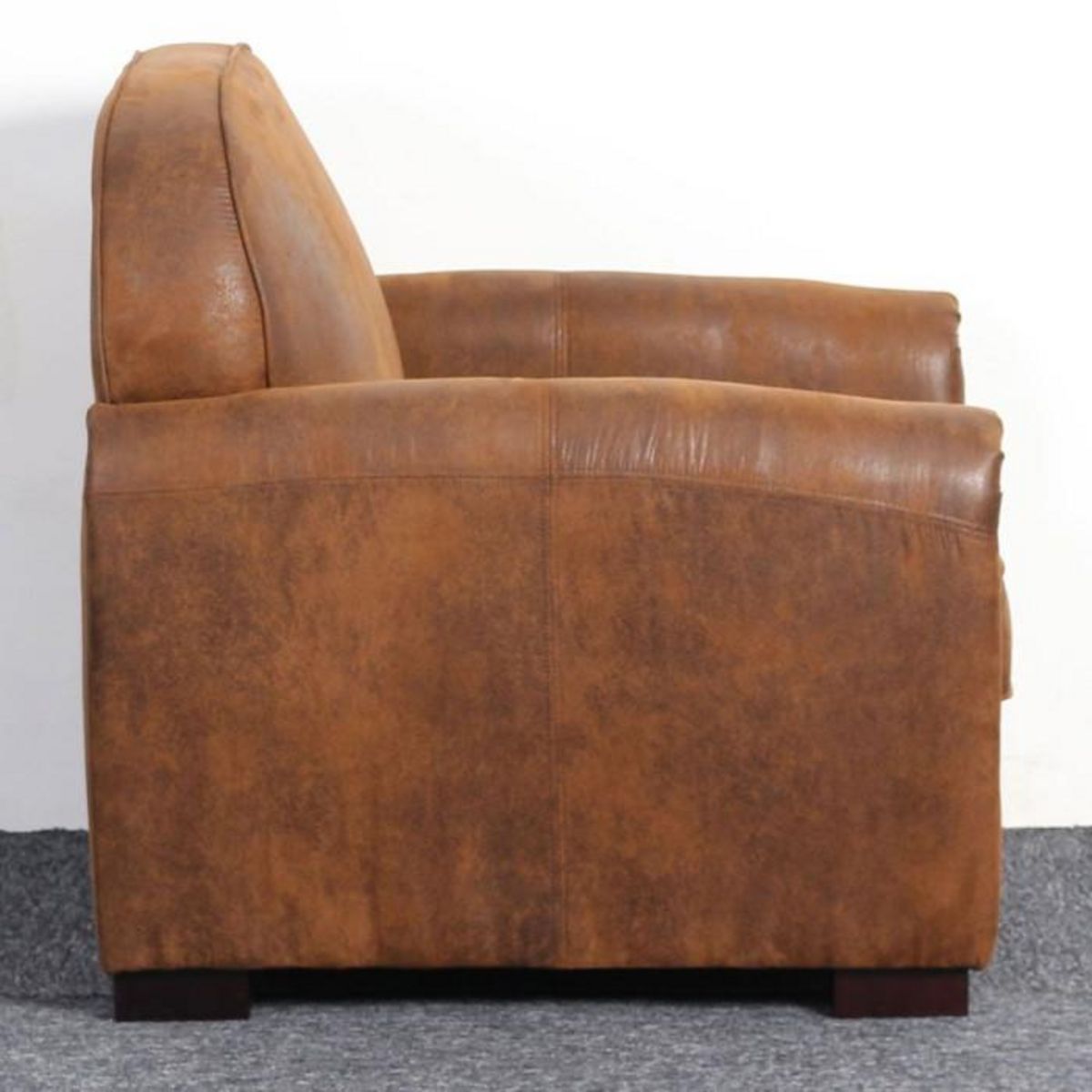 Paris Prix Fauteuil Club Vintage  Balista  90cm Marron