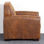 Voir la diapositive 3 : Paris Prix Fauteuil Club Vintage  Balista  90cm Marron