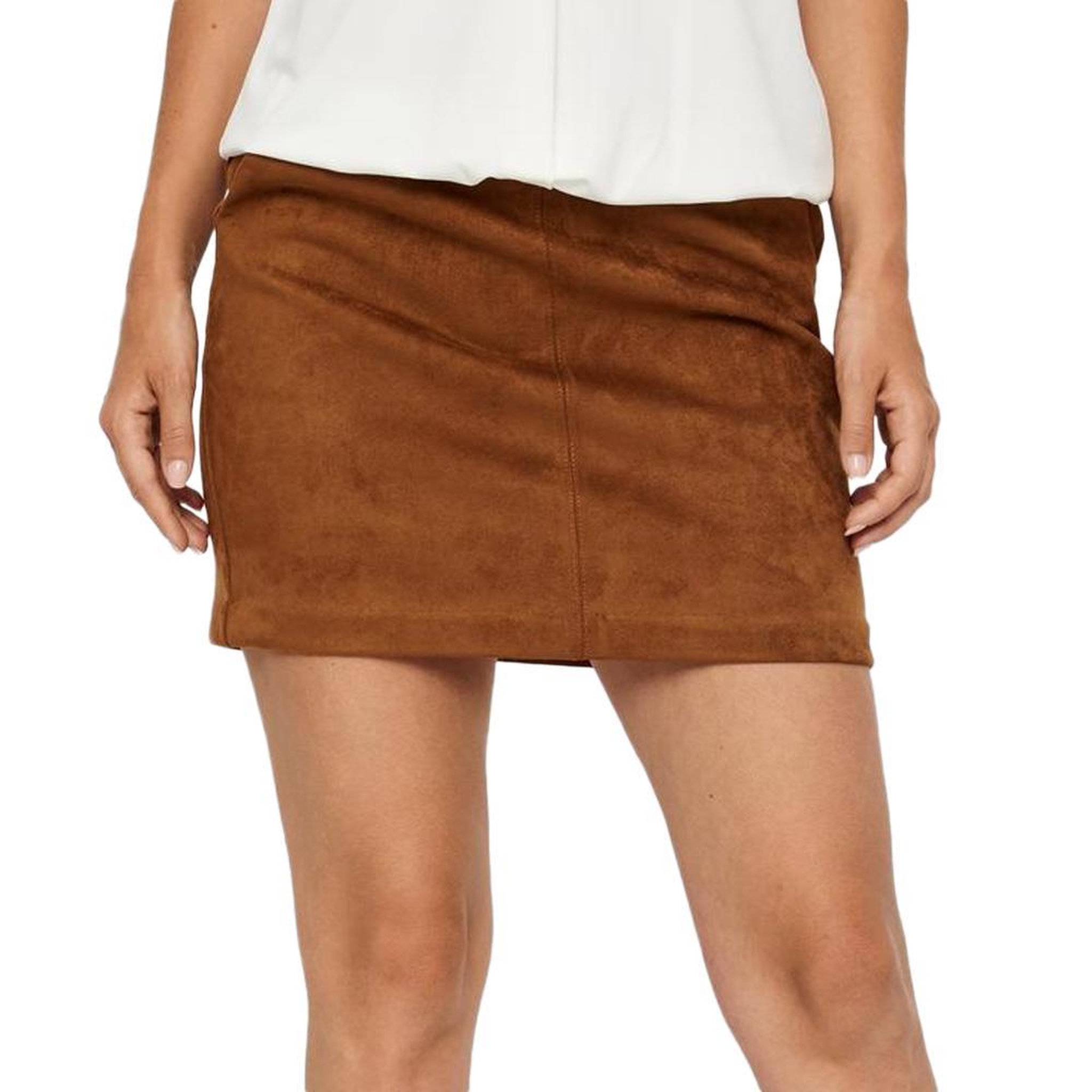 Voir la diapositive 1 : Vero Moda Jupe Camel Femme Vero Moda Nadina