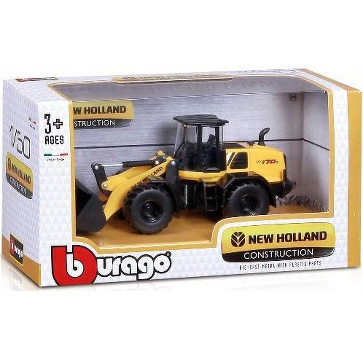 Bburago 1/50 vehicules construction VOLVO ou NEW HOLLAND 