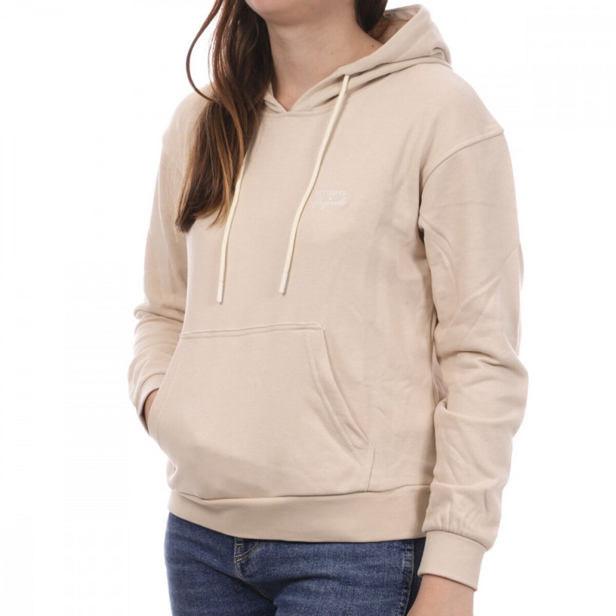 Sweats à capuche beige femme