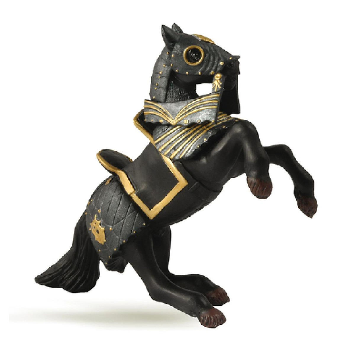 Papo 39276 - Cheval en armure noire
