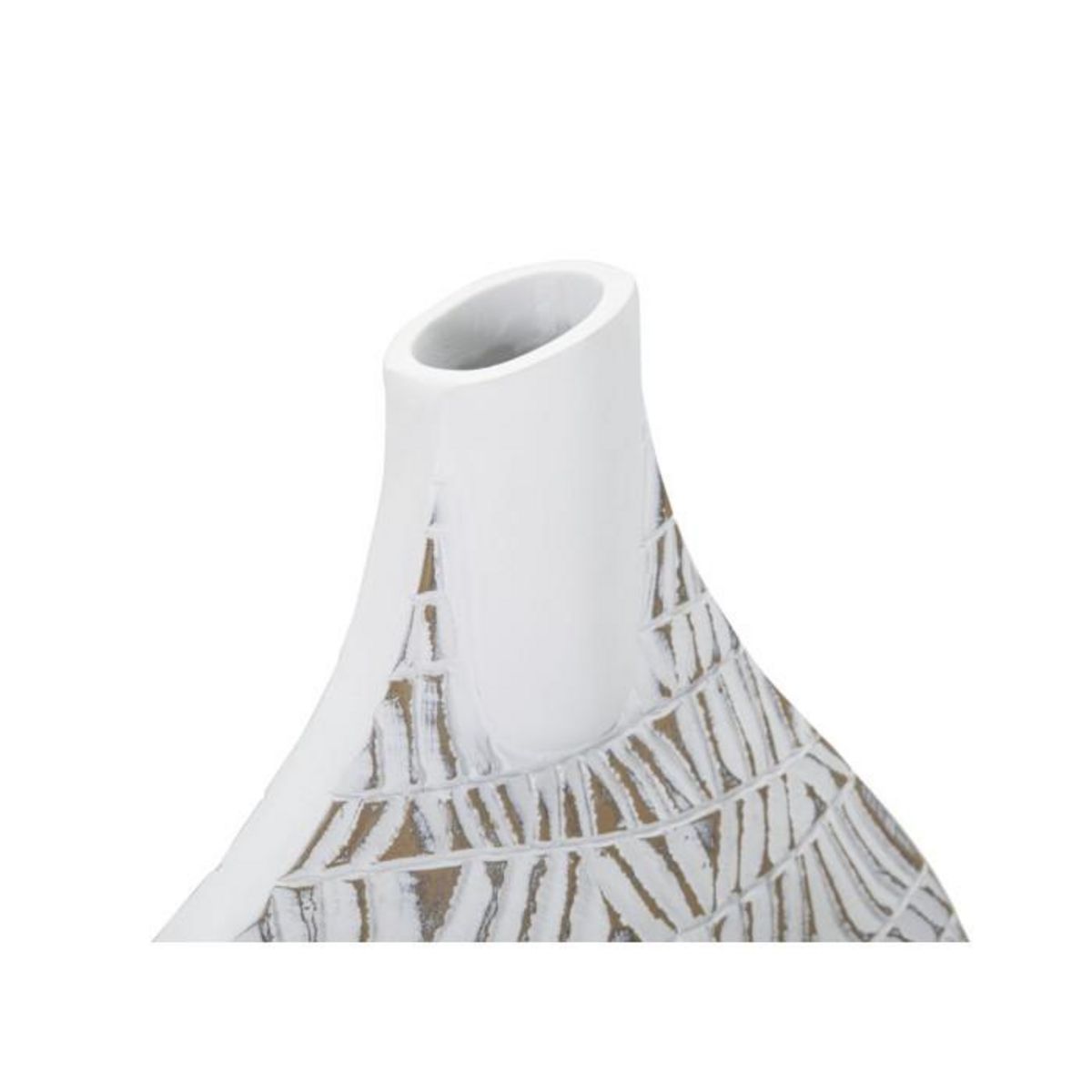 Paris Prix Vase Déco Abstrait  Nairobi  46cm Blanc