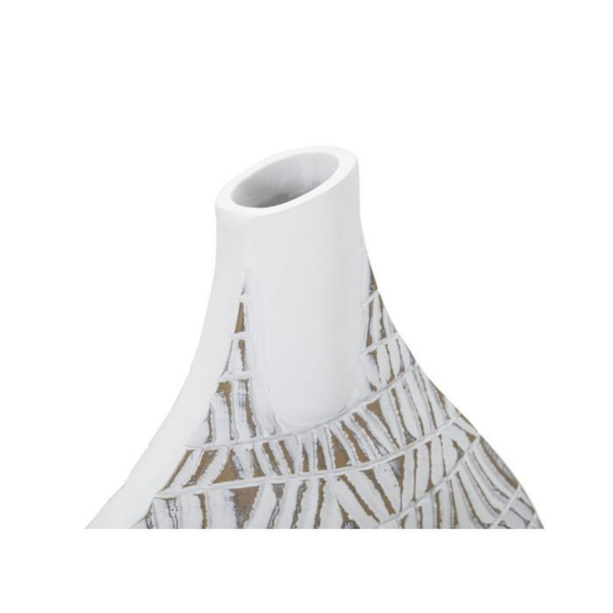 Paris Prix Vase Déco Abstrait  Nairobi  46cm Blanc