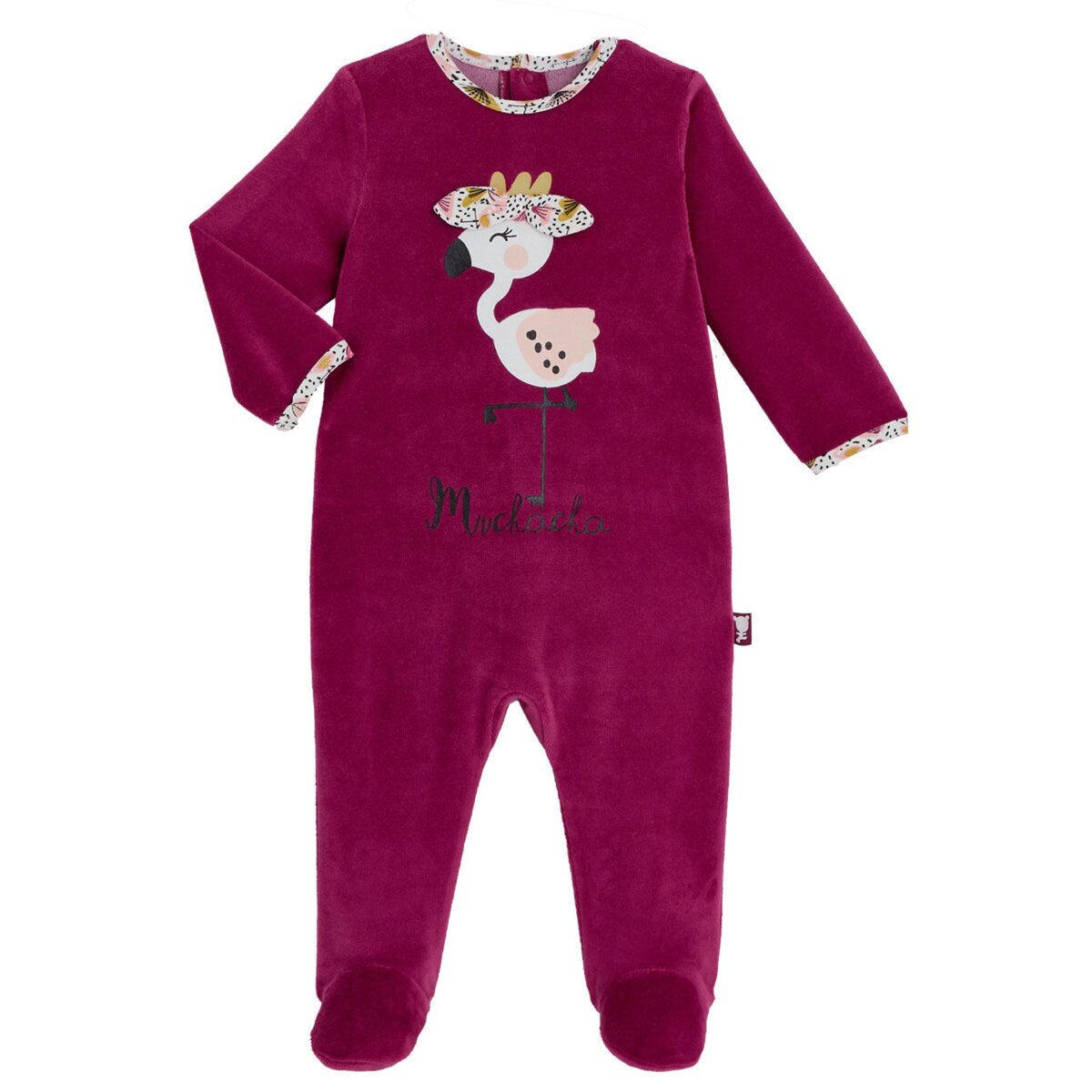 Petit Béguin Pyjama bébé en velours contenant du coton bio Muchacha