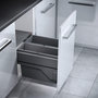 Voir la diapositive 2 : HAILO Poubelle de cuisine tri sélectif 2 bacs encastrable 38L (21+17) Hailo Cargo
