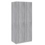Voir la diapositive 2 : VIDAXL Garde-robe Sonoma gris 80x52x180 cm Bois d'ingenierie