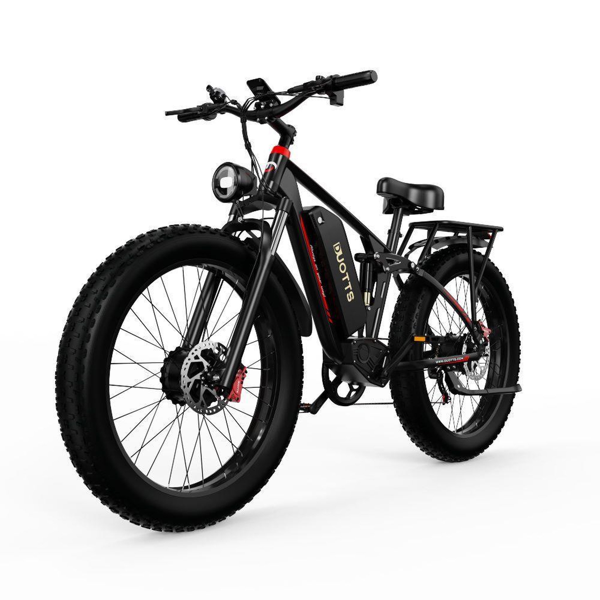 Voir la diapositive 6 : DUOTTS VTT électrique DUOTTS S26 26 pouces, double moteur, 48 V 20 Ah