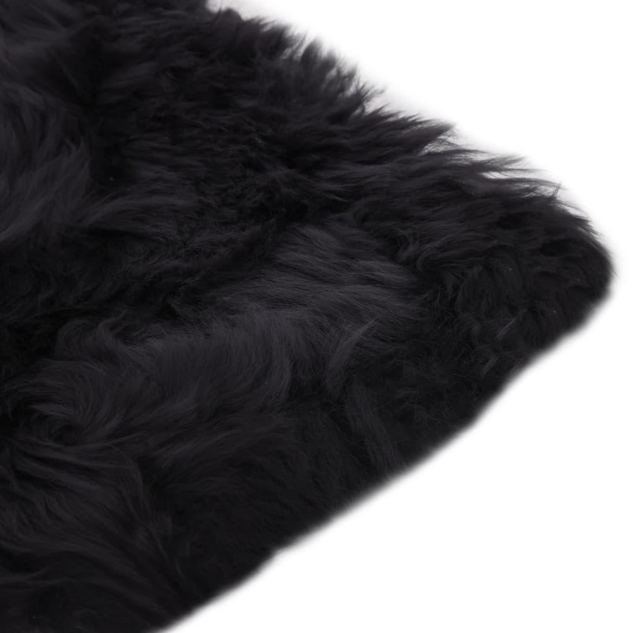 Voir la diapositive 3 : VIDAXL Coussins de chaise lot de 2 Gris fonce Mouton veritable