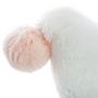 Voir la diapositive 3 : ATMOSPHERA Maxi coussin couronne - Blanc et rose