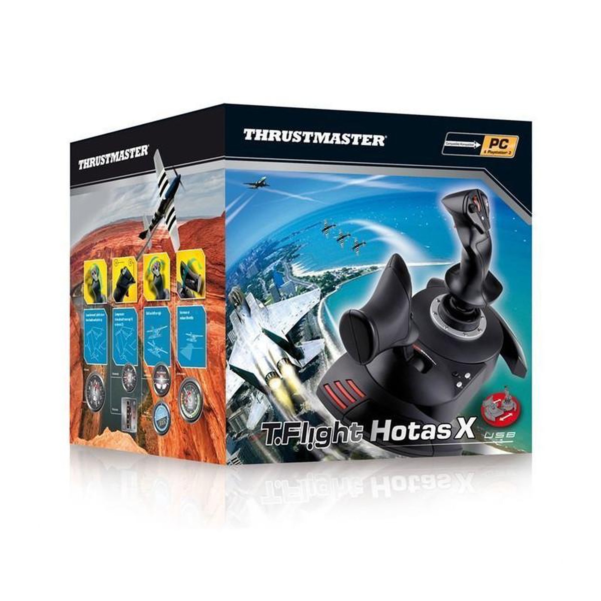 Voir la diapositive 3 : Thrustmaster Thrustmaster Joystick T-FLIGHT HOTAS  X - PC / PS3
