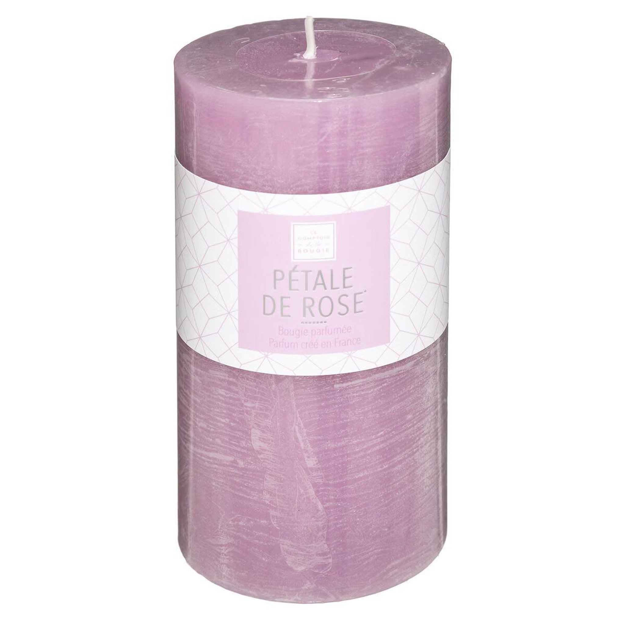 Voir la diapositive 1 : COMPTOIR DE LA BOUGIE Bougie Parfumée  Elea  411g Pétale de Rose
